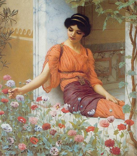 John William Godward Summer Flowers china oil painting image